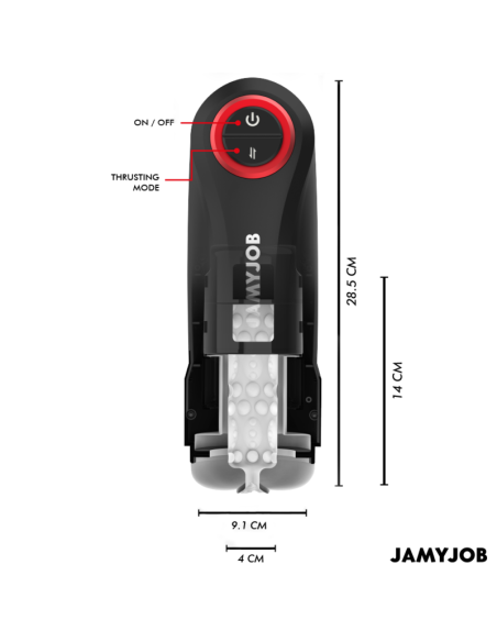 JAMYJOB GRAVITY MASTURBADOR VAGINA AUTOMATICO 5 MODOS DE EMPUJE Y EFECTO SONIDO JAMYJOB GRAVITY MASTURBADOR VAGINA AUTOMATICO 5 MODOS DE EMPUJE Y EFECTO SONIDO
