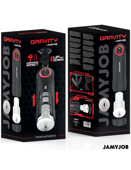 JAMYJOB GRAVITY MASTURBADOR VAGINA AUTOMATICO 5 MODOS DE EMPUJE Y EFECTO SONIDO JAMYJOB GRAVITY MASTURBADOR VAGINA AUTOMATICO 5 MODOS DE EMPUJE Y EFECTO SONIDO