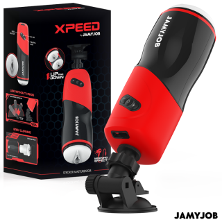 JAMYJOB XPEED MASTURBADOR VAGINA AUTOMATICO 5 MODOS DE EMPUJE Y EFECTO SONIDO