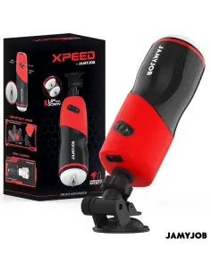 JAMYJOB XPEED MASTURBADOR VAGINA AUTOMATICO 5 MODOS DE EMPUJE Y EFECTO SONIDO