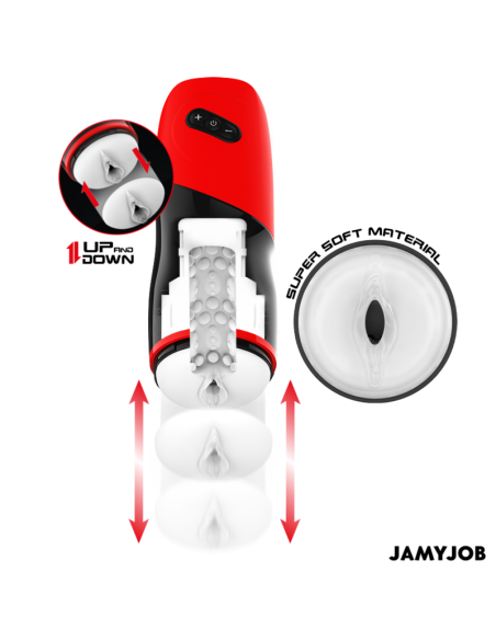 JAMYJOB XPEED MASTURBADOR VAGINA AUTOMATICO 5 MODOS DE EMPUJE Y EFECTO SONIDO JAMYJOB XPEED MASTURBADOR VAGINA AUTOMATICO 5 MODOS DE EMPUJE Y EFECTO SONIDO