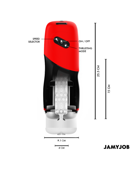 JAMYJOB XPEED MASTURBADOR VAGINA AUTOMATICO 5 MODOS DE EMPUJE Y EFECTO SONIDO JAMYJOB XPEED MASTURBADOR VAGINA AUTOMATICO 5 MODOS DE EMPUJE Y EFECTO SONIDO