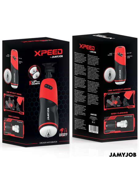 JAMYJOB XPEED MASTURBADOR VAGINA AUTOMATICO 5 MODOS DE EMPUJE Y EFECTO SONIDO JAMYJOB XPEED MASTURBADOR VAGINA AUTOMATICO 5 MODOS DE EMPUJE Y EFECTO SONIDO