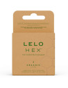 LELO HEX ORGANIC PRESERVATIVO CAJA 3 UDS