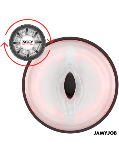 JAMYJOB CYCLONE MASTURBADOR VAGINA AUTOMATICO 10 MODOS ROTACION Y EMPUJE