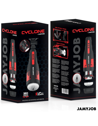 JAMYJOB CYCLONE MASTURBADOR VAGINA AUTOMATICO 10 MODOS ROTACION Y EMPUJE