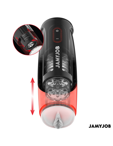 JAMYJOB STORM MASTURBADOR VAGINA AUTOMATICO 10 MODOS ROTACION Y EMPUJE
