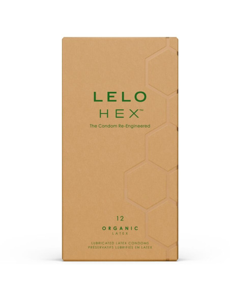 LELO HEX ORGANIC PRESERVATIVO CAJA 12 UDS