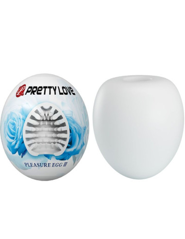 PRETTY LOVE MASTURBADOR MASCULINO HUEVO BLANCO