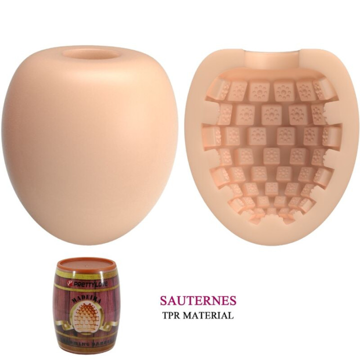 PRETTY LOVE MASTURBADOR MASCULINO HUEVO NATURAL MODELO 2