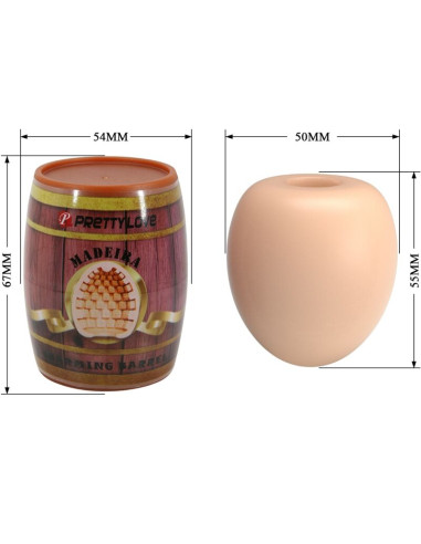 PRETTY LOVE MASTURBADOR MASCULINO HUEVO NATURAL MODELO 2