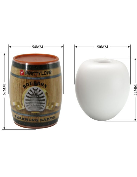 PRETTY LOVE MASTURBADOR MASCULINO HUEVO BLANCO MODELO 2 PRETTY LOVE MASTURBADOR MASCULINO HUEVO BLANCO MODELO 2