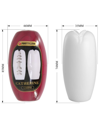 PRETTY LOVE CATHERINE MASTURBADOR MASCULINO BLANCO
