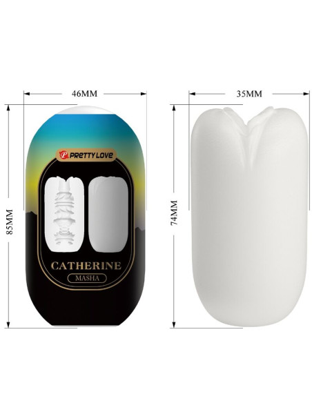 PRETTY LOVE MASHA MASTURBADOR MASCULINO BLANCO PRETTY LOVE MASHA MASTURBADOR MASCULINO BLANCO
