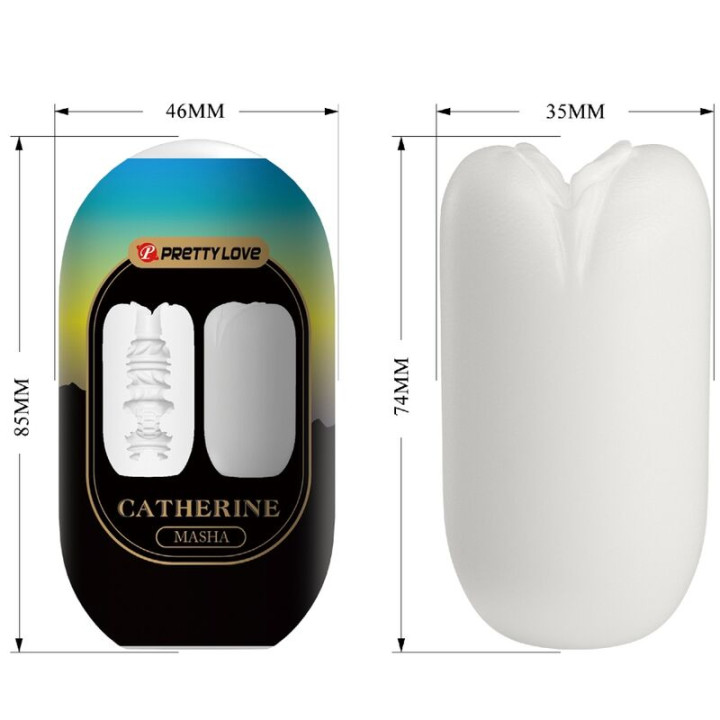PRETTY LOVE MASHA MASTURBADOR MASCULINO BLANCO