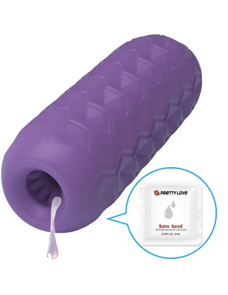 PRETTY LOVE TWIN BALLS MASTURBADOR MASCULINO MORADO PRETTY LOVE TWIN BALLS MASTURBADOR MASCULINO MORADO