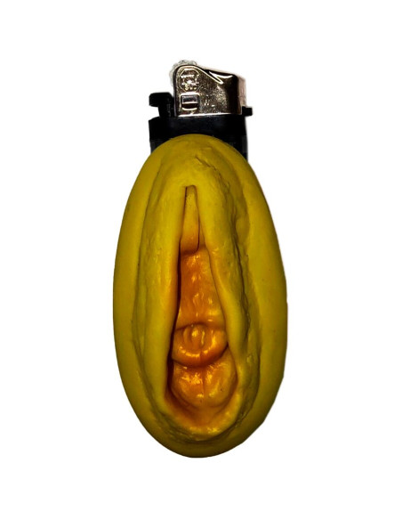 DIABLO PICANTE MECHERO VAGINA DORADO
