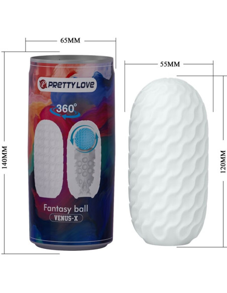 PRETTY LOVE VENUS X MASTURBADOR MASCULINO MODELO 2 BLANCO PRETTY LOVE VENUS X MASTURBADOR MASCULINO MODELO 2 BLANCO