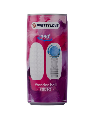 PRETTY LOVE VENUS X MASTURBADOR MASCULINO MODELO 3 BLANCO