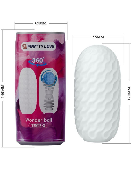 PRETTY LOVE VENUS X MASTURBADOR MASCULINO MODELO 3 BLANCO PRETTY LOVE VENUS X MASTURBADOR MASCULINO MODELO 3 BLANCO