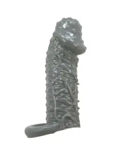 PRETTY LOVE FUNDA REALISTICA ALARGADORA Y RETARDANTE PARA PENE MODELO 2 GRIS 2