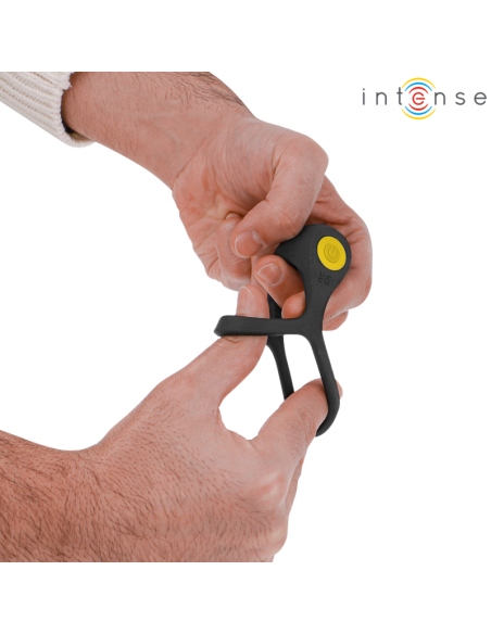 INTENSE ALEX ANILLO DOBLE VIBRADOR PENE 10 VIBRACIONES NEGRO INTENSE ALEX ANILLO DOBLE VIBRADOR PENE 10 VIBRACIONES NEGRO