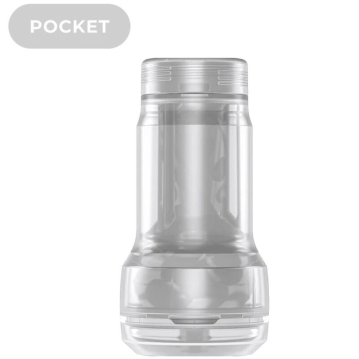 KIIROO FEEL POCKET STROKER CRYSTAL BY KIIROO TRANSPARENTE