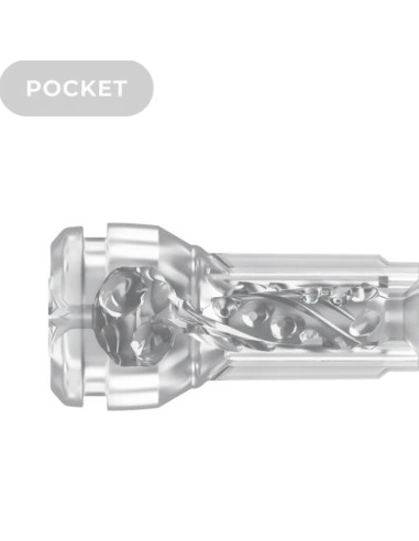 KIIROO FEEL POCKET STROKER CRYSTAL BY KIIROO TRANSPARENTE