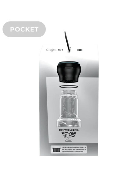 KIIROO FEEL POCKET STROKER CRYSTAL BY KIIROO TRANSPARENTE KIIROO FEEL POCKET STROKER CRYSTAL BY KIIROO TRANSPARENTE