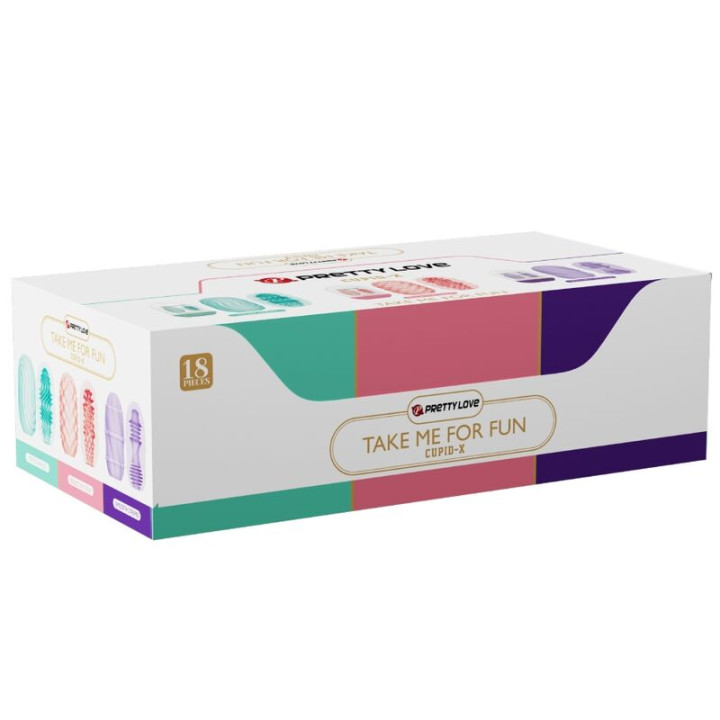 PRETTY LOVE CUPID X 18 MASTURBADORES MASCULINOS DIFERENTES TEXTURAS