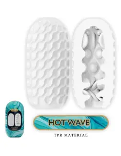 PRETTY LOVE HOT WAVE MASTURBADOR MASCULINO SILICONA BLANCO 2