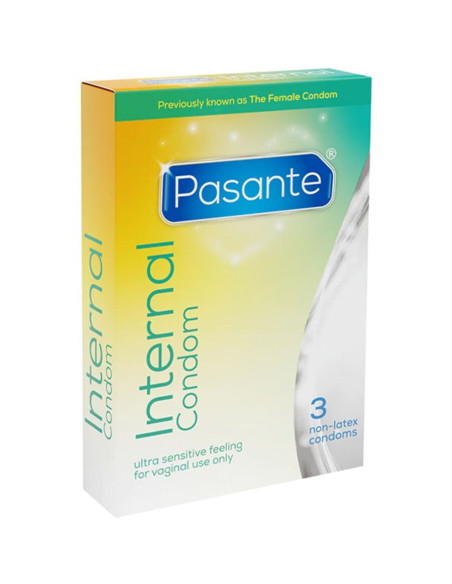 PASANTE INTERNAL PRESERVATIVO SIN LATEX 3 UNIDADES