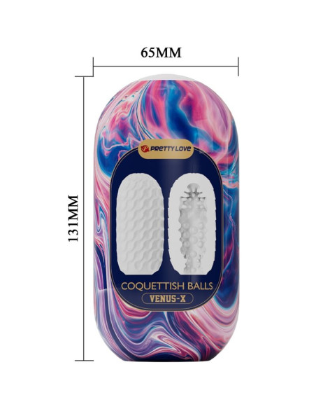 PRETTY LOVE COQUETTISH BALLS MASTURBADOR MASCULINO SILICONA BLANCO PRETTY LOVE COQUETTISH BALLS MASTURBADOR MASCULINO SILICONA BLANCO
