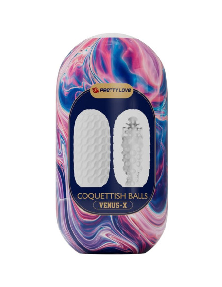 PRETTY LOVE COQUETTISH BALLS MASTURBADOR MASCULINO SILICONA BLANCO PRETTY LOVE COQUETTISH BALLS MASTURBADOR MASCULINO SILICONA BLANCO
