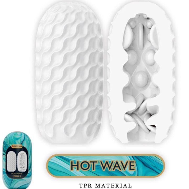 PRETTY LOVE VENUS X 15 MASTURBADORES MASCULINOS SILICONA BLANCO