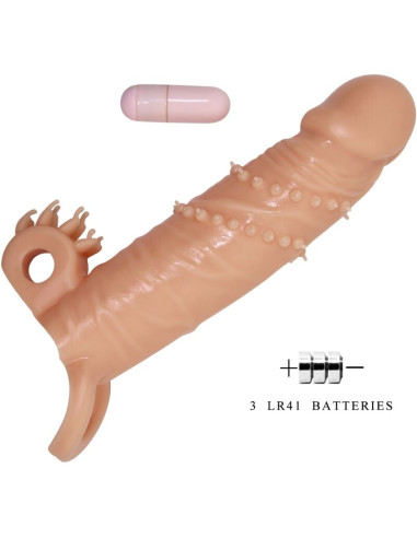 PRETTY LOVE CONNOR FUNDA PARA PENE ESTIMULADOR DE CLITORIS NATURAL