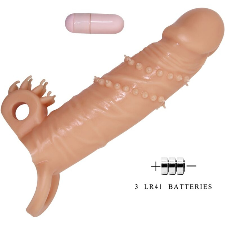 PRETTY LOVE CONNOR FUNDA PARA PENE ESTIMULADOR DE CLITORIS NATURAL