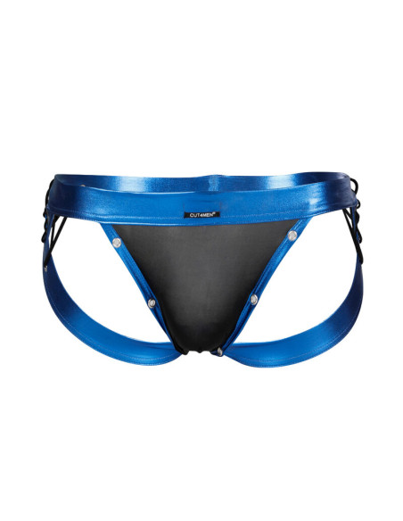 CUT4MEN JOCKSTRAP DESIRE CUERO AZUL XL