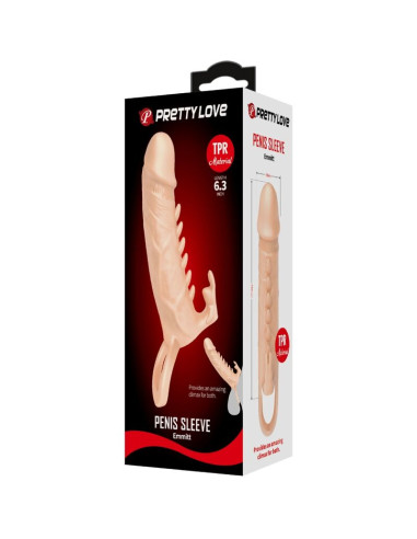 PRETTY LOVE EMMIT FUNDA PARA PENE ESTIMULADOR DE CLITORIS NATURAL