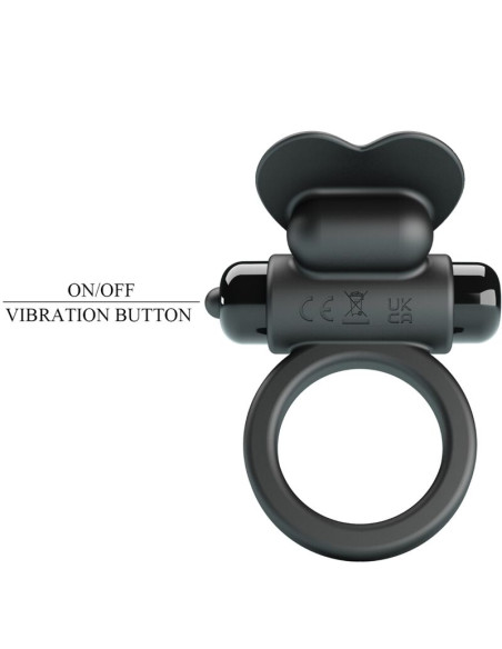 PRETTY LOVE DEBONAIRE ANILLO VIBRADOR CONEJO 10 VIBRACIONES NEGRO PRETTY LOVE DEBONAIRE ANILLO VIBRADOR CONEJO 10 VIBRACIONES NEGRO