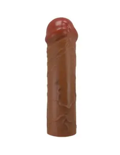 PRETTY LOVE NILE FUNDA PARA PENE CON EXTENSION DE 25 CM MULATO