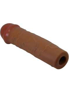 PRETTY LOVE NILE FUNDA PARA PENE CON EXTENSION DE 25 CM MULATO 2