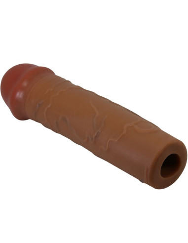 PRETTY LOVE NILE FUNDA PARA PENE CON EXTENSION DE 25 CM MULATO