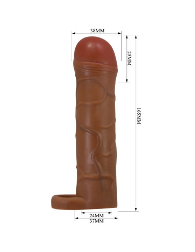 PRETTY LOVE BUNION FUNDA PARA PENE CON EXTENSION DE 25 CM MULATO