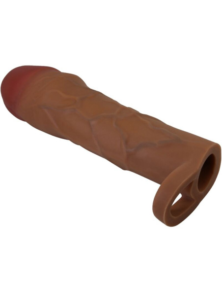 PRETTY LOVE HANI FUNDA PARA PENE CON EXTENSION DE 5 CM MULATO PRETTY LOVE HANI FUNDA PARA PENE CON EXTENSION DE 5 CM MULATO