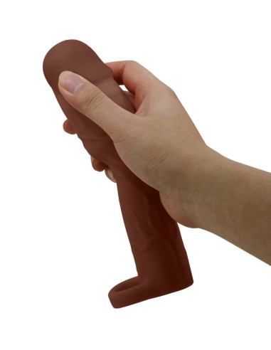 PRETTY LOVE GERD FUNDA PARA PENE CON EXTENSION DE 76 CM MULATO