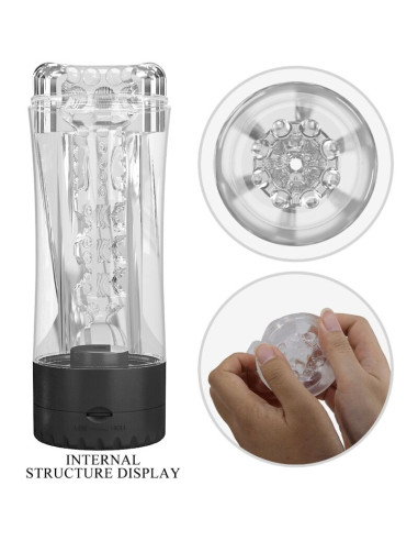 PRETTY LOVE TAMARA MASTURBADOR MASCULINO VIBRADOR MULTIVELOCIDAD NEGRO