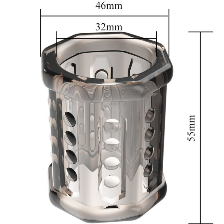 PRETTY LOVE RONAEL FUNDA PARA PENE SUPER APRETADA TRANSPARENTE