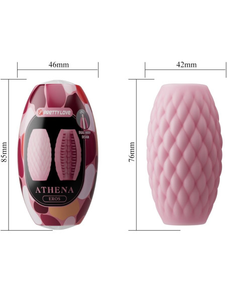 PRETTY LOVE ATHENA EROS MASTURBADOR MASCULINO SILICONA ROSA PRETTY LOVE ATHENA EROS MASTURBADOR MASCULINO SILICONA ROSA
