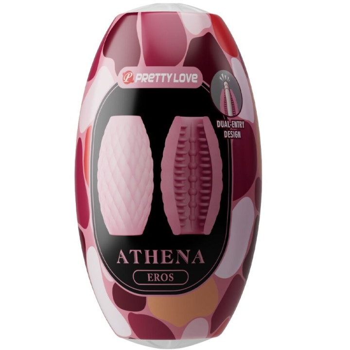 PRETTY LOVE ATHENA EROS MASTURBADOR MASCULINO SILICONA ROSA